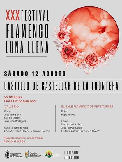 Festival flamenco luna llena Castillo Castellar