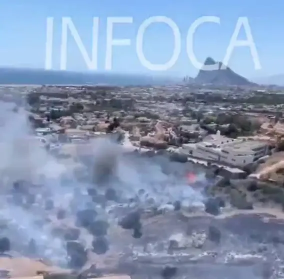 Incendio en Santa Margarita