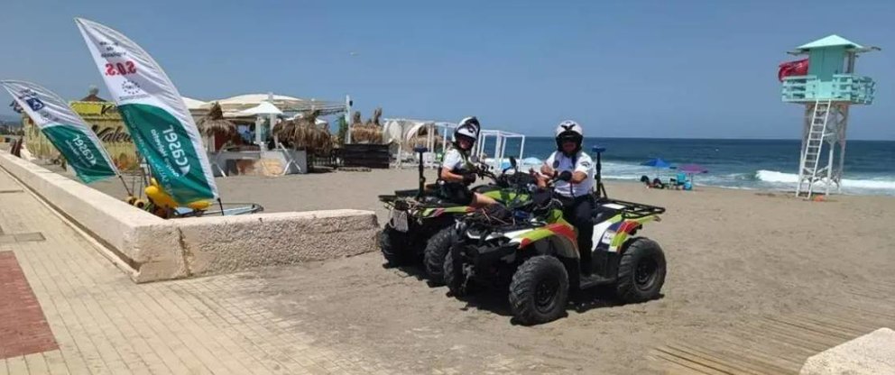 Patrulla de playa de la Policía Local de La Línea