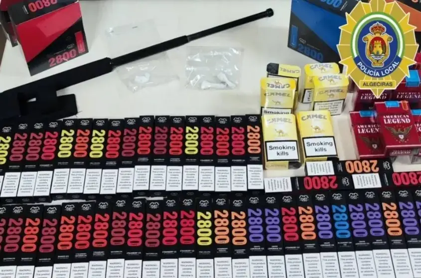 Material intervenido en el kiosco