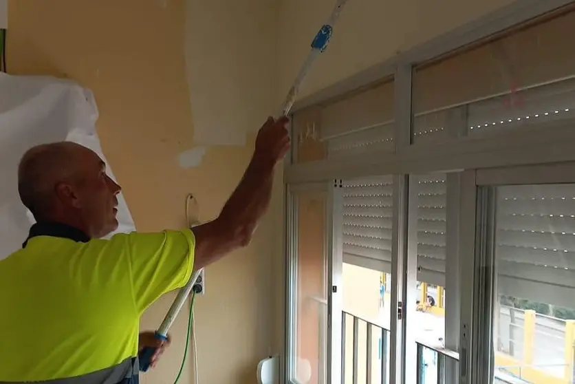 Obras en colegios de Algeciras