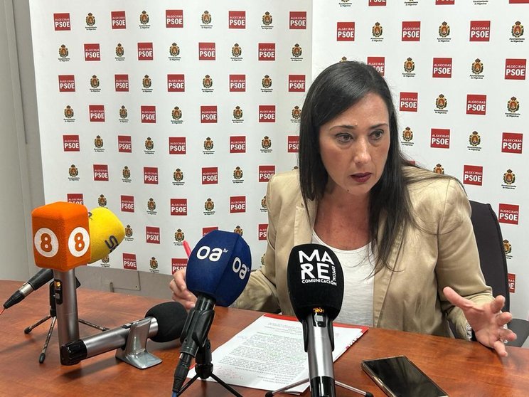 Rocío Arrabal en rueda prensa