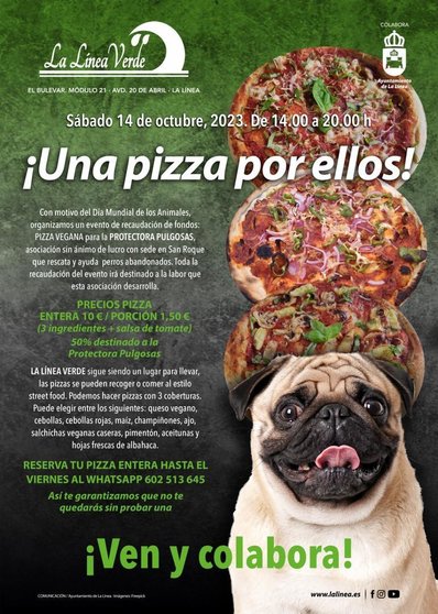Pizza Solidaria de La Línea Verde
