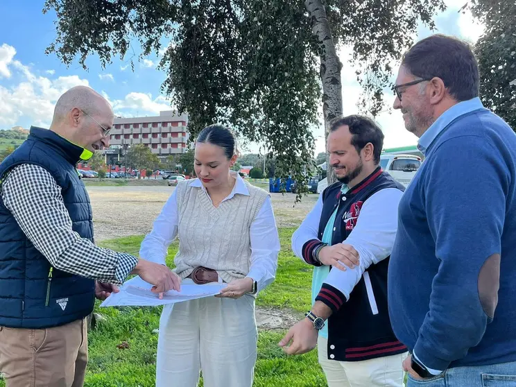 Visita a las obras