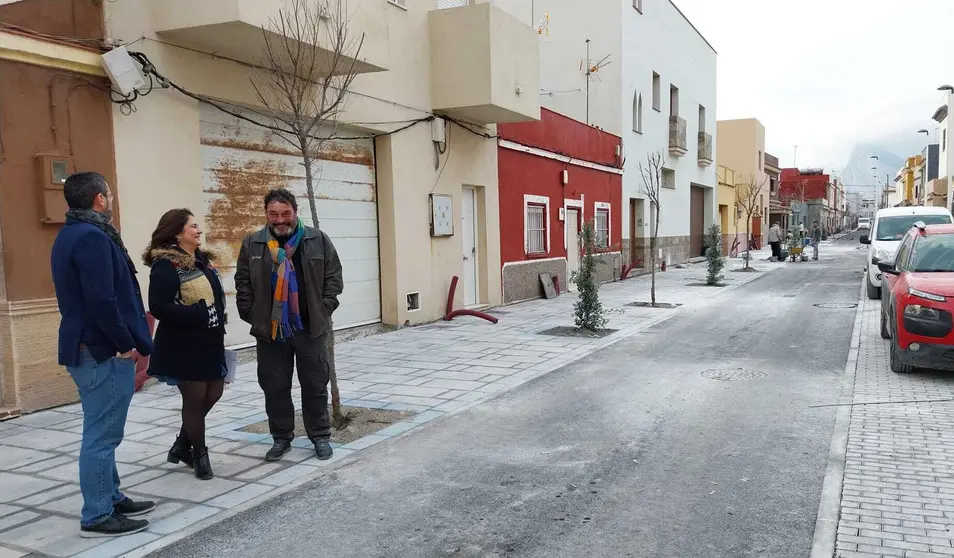 Visita a las obras en la Atunara