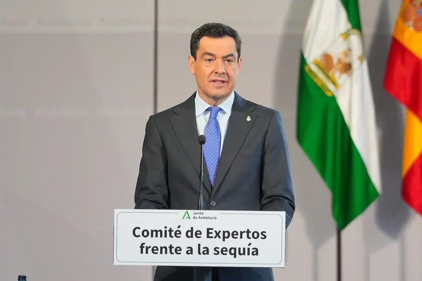 Comparecencia de Juanma Moreno