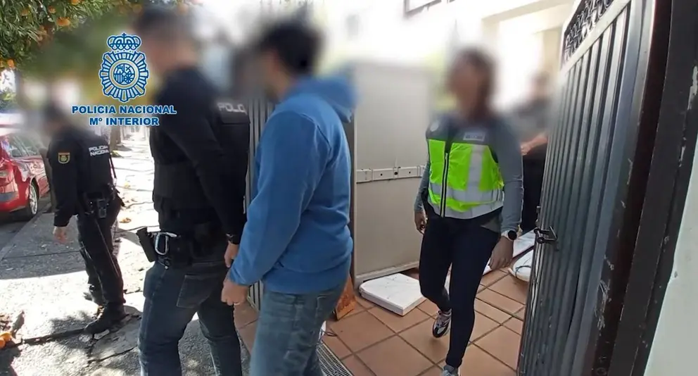 Momento de una de las detenciones