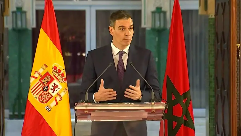 Pedro S&aacute;nchez, en Marruecos