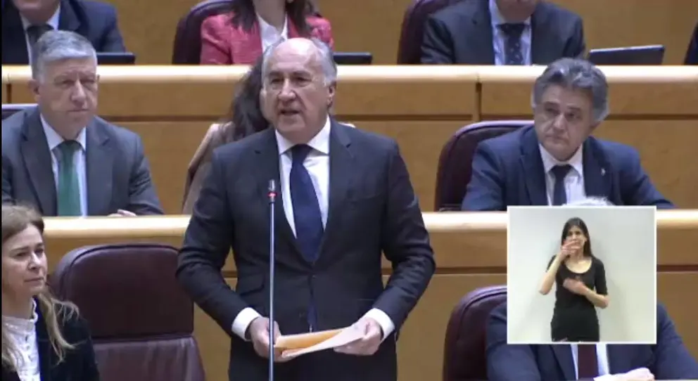 Intervenci&oacute;n de Landaluce en el Senado