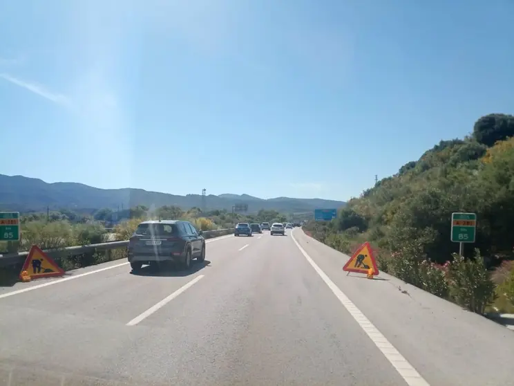 Obras en la autov&iacute;a Jerez-Los Barrios (A-381) . - JUNTA DE ANDALUC&Iacute;A