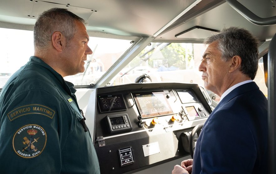 El director general de la Guardia Civil, en su visita a la Comandancia de Algeciras