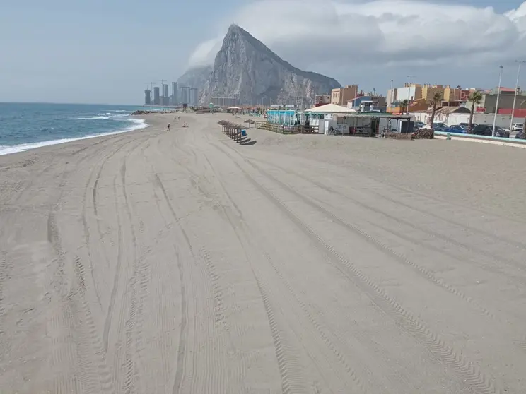 Arreglo de playas en La L&iacute;nea