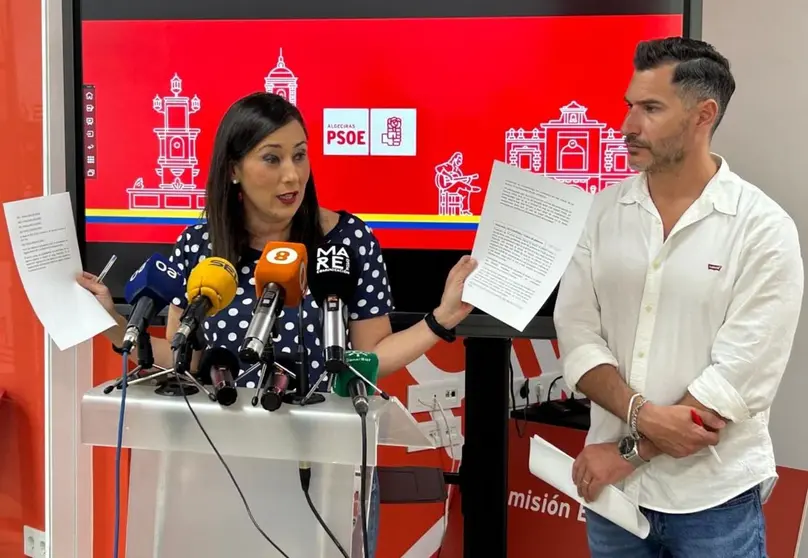 Rueda de prensa del PSOE