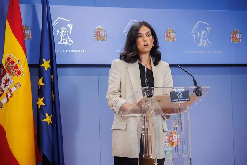 La portavoz de Vox en el Congreso, Pepa Mill&aacute;n