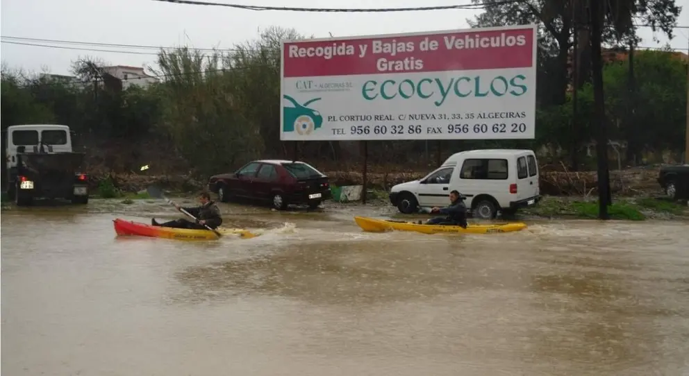 Inundaciones de 2010 en el r&iacute;o Guadarranque