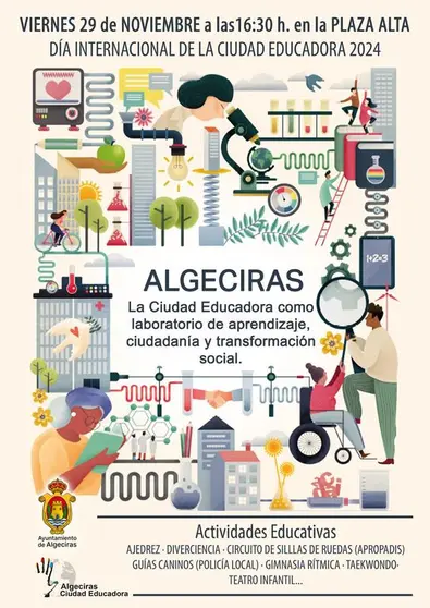 Cartel del D&iacute;a de la Ciudad Educadora