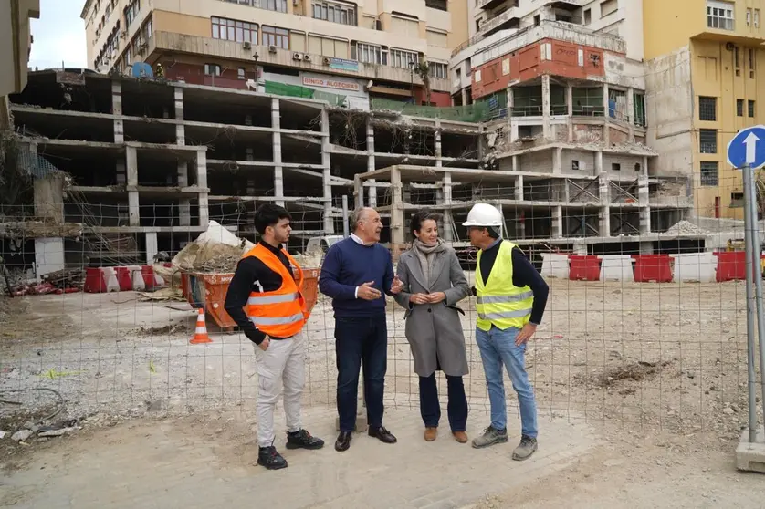 Visita a las obras