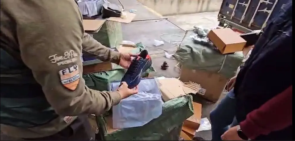 Imagen de la intervenci&oacute;n en el Puerto de Algeciras - AGENCIA TRIBUTARIA