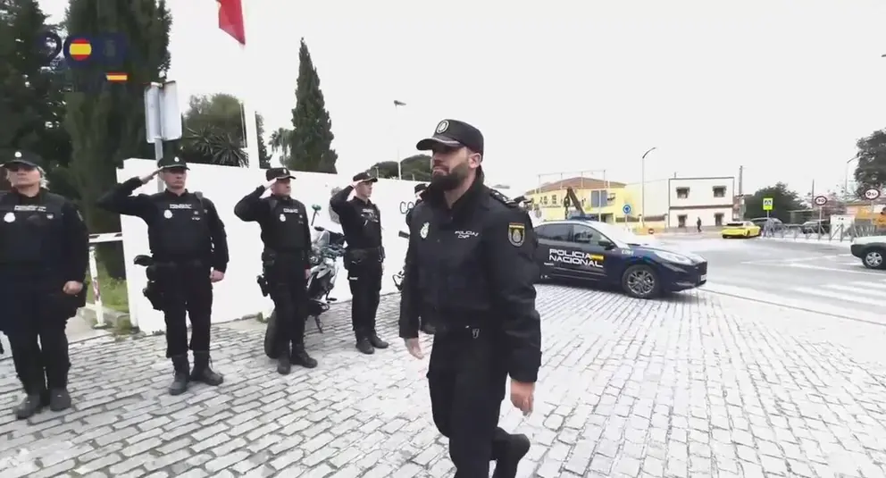 Una imagen del v&iacute;deo difundido por la Polic&iacute;a