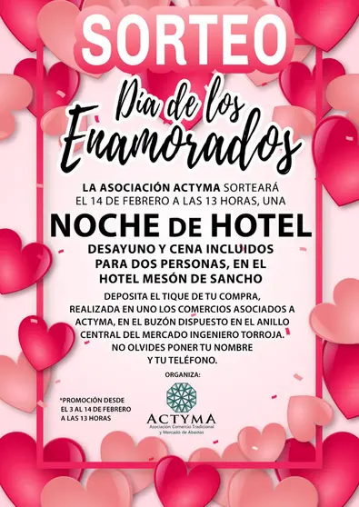 Cartel del Sorteo por San Valent&iacute;n