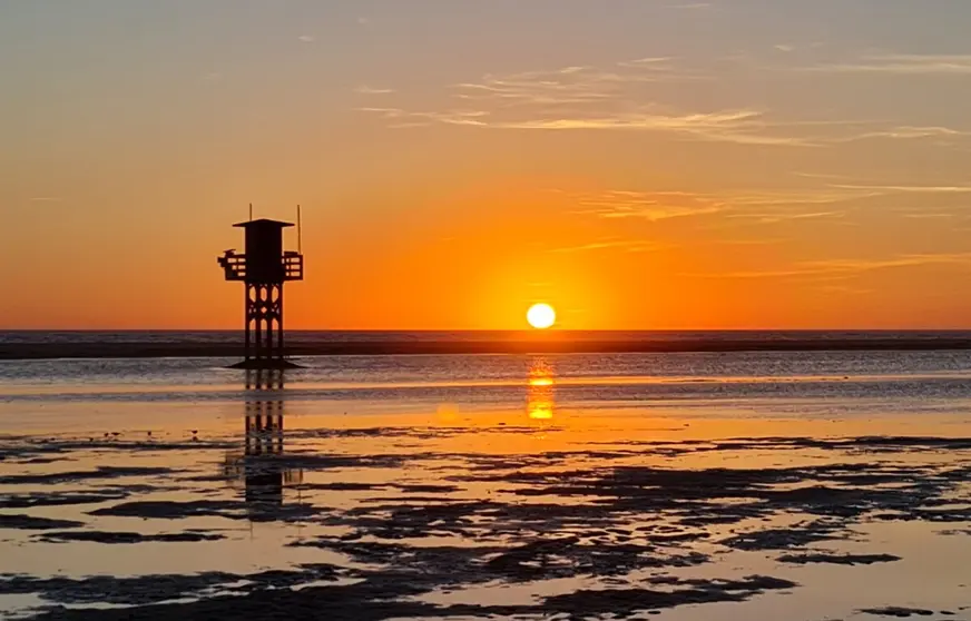 Puesta de sol en Tarifa