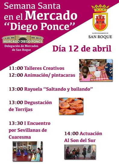 Programaci&oacute;n cofrade en el Mercado Diego Ponce