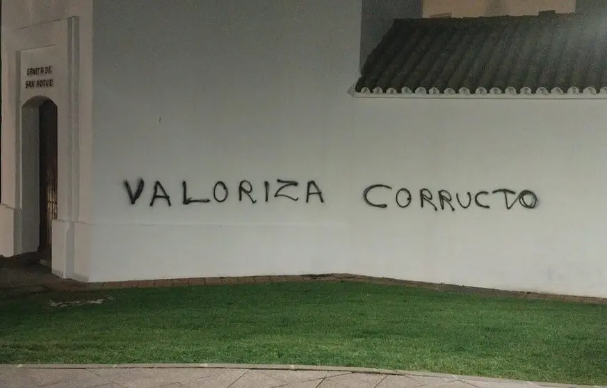 Pintada en la ermita de San Roque