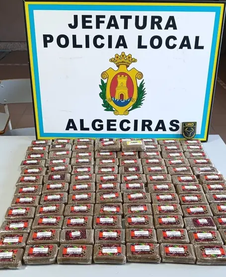 Tabletas de hach&iacute;s halladas en operativo policial - AYUNTAMIENTO DE ALGECIRAS