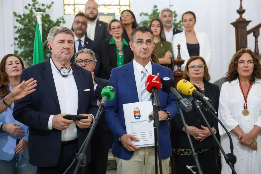 Visita de los europarlamentarios en Barbate