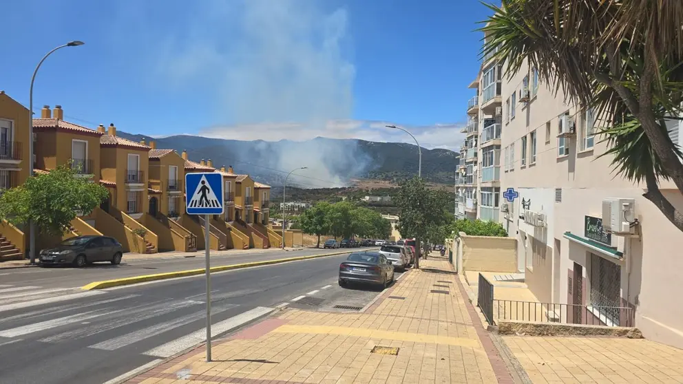 Incendio en Algeciras