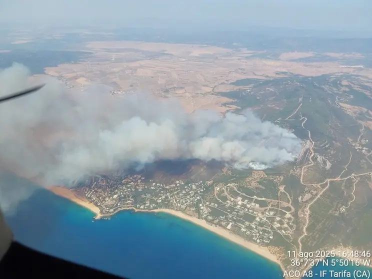 Imagen del incendio