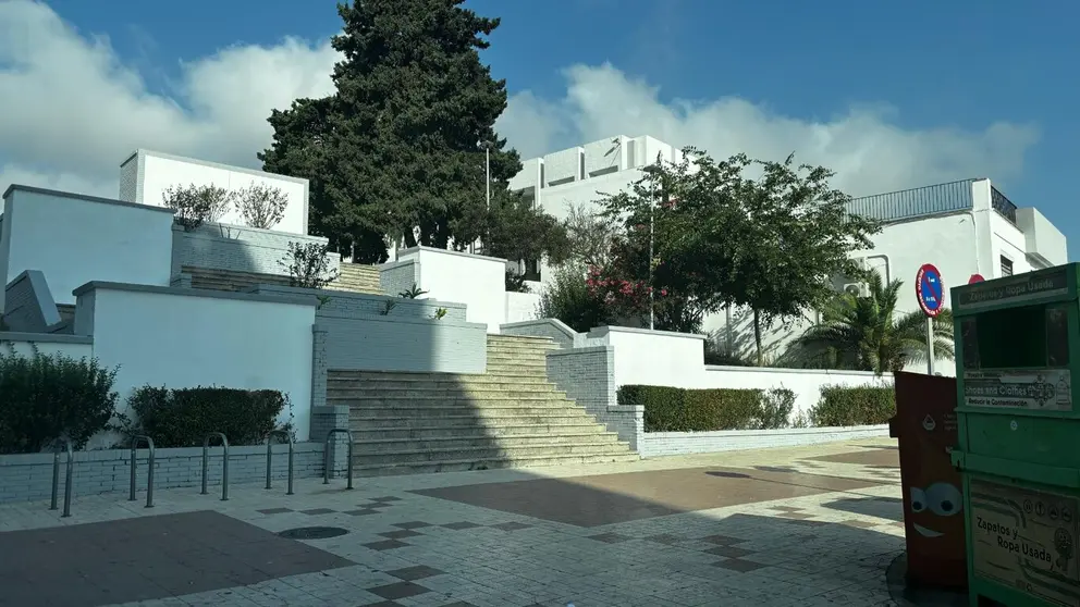 Escaleras de la Plaza de la Constituci&oacute;n