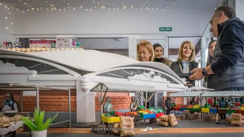 Diorama mercado de abastos/ Tomoyuki Hotta