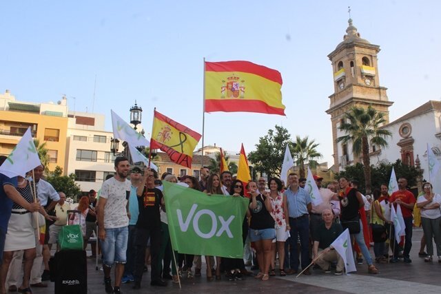 VOX ha logrado reunir a casi 300 personas en la Plaza Alta1