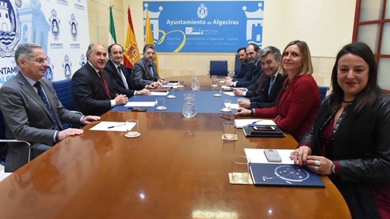 VISITA PRESIDENTE APBA AL AYUNTAMIENTO DE ALGECIRAS