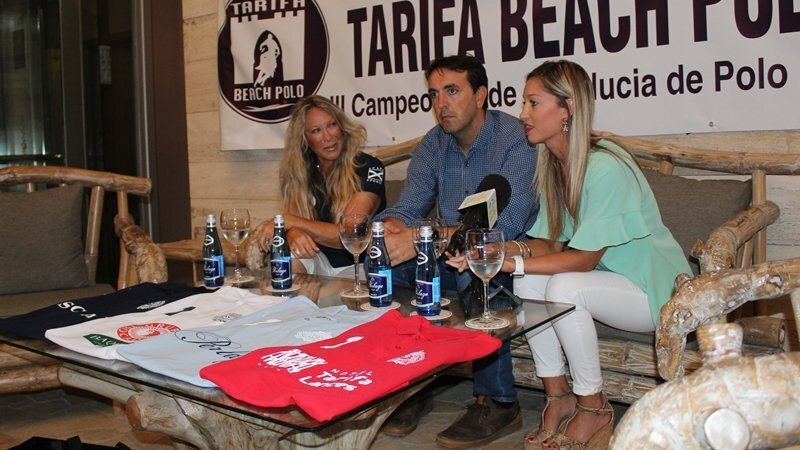 Presentación del torneo de polo en la playa de Los Lances en Tarifa