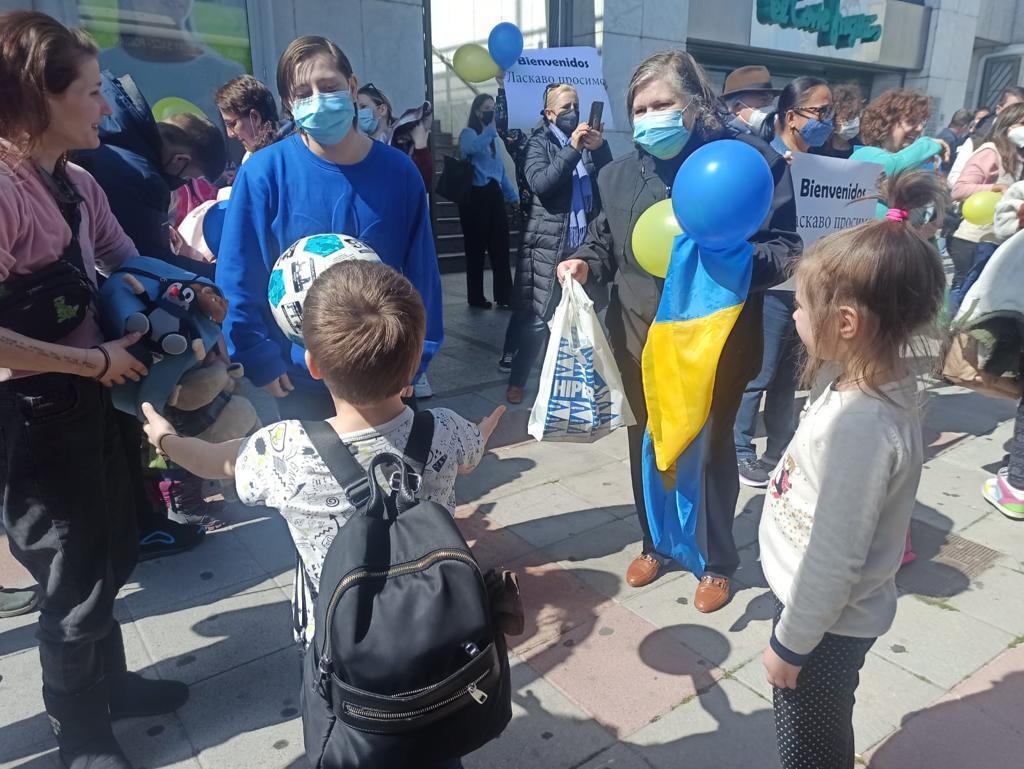 Llegada de los niños de Ucrania1