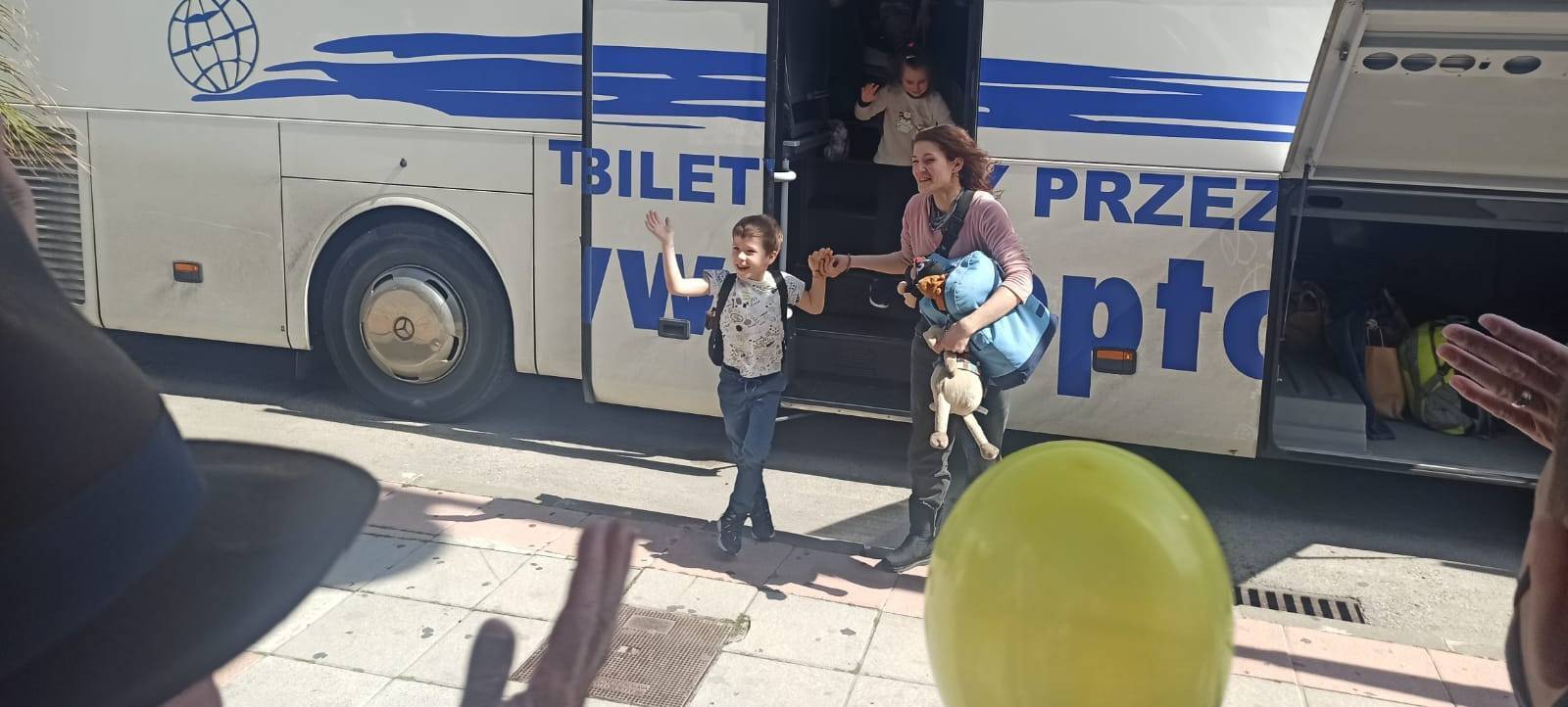 Llegada de los niños de Ucrania