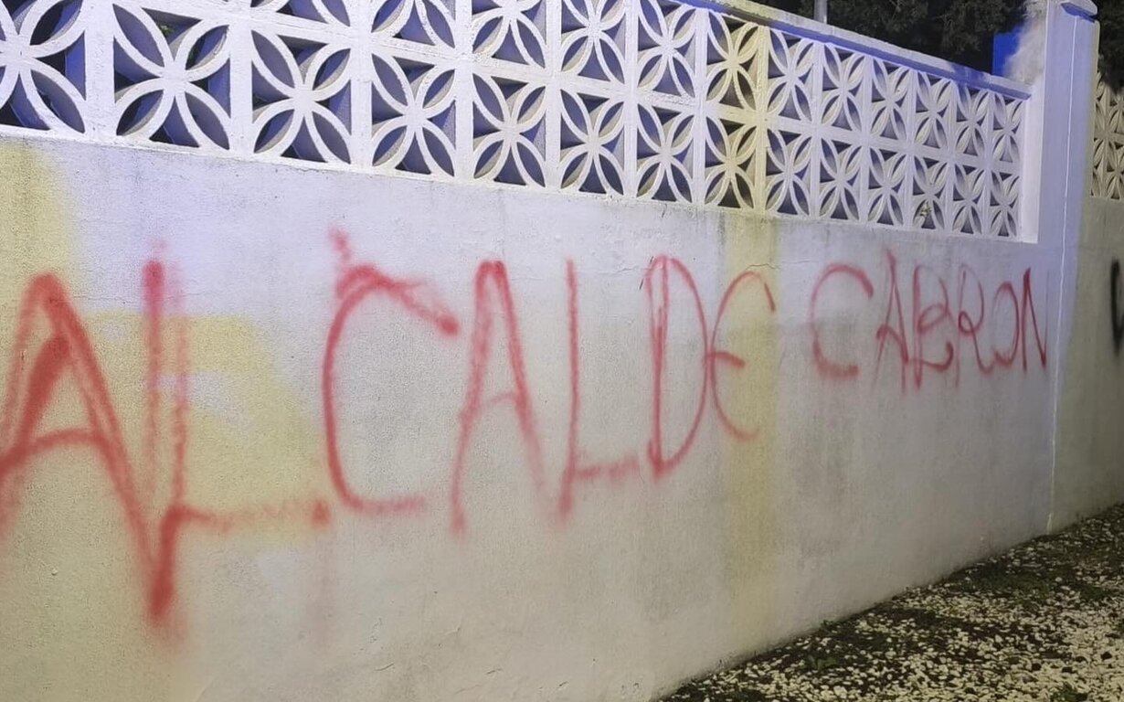 Pintada junto a la casa de Ruiz Boix